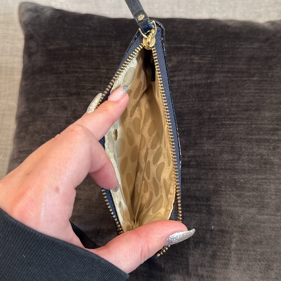 Midnight Blue Sparkly Kate Spade Wristlet - Picture 4 of 8